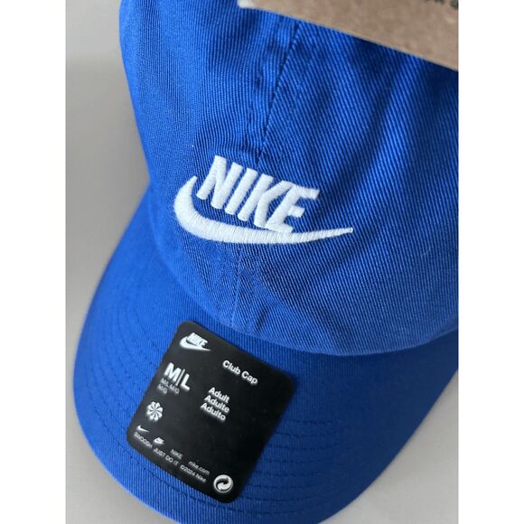 Nike Unstructured Futura Wash Cap Blue Size M/L - Picture 5 of 5
